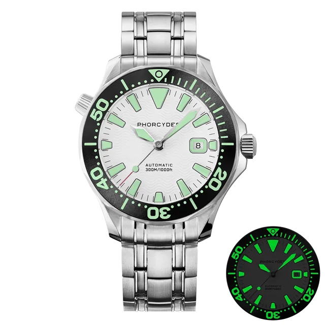 PH-6 with bracelet (white dial)