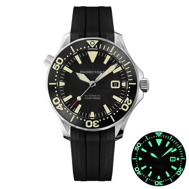 PH-6 with FKM strap (black dial)