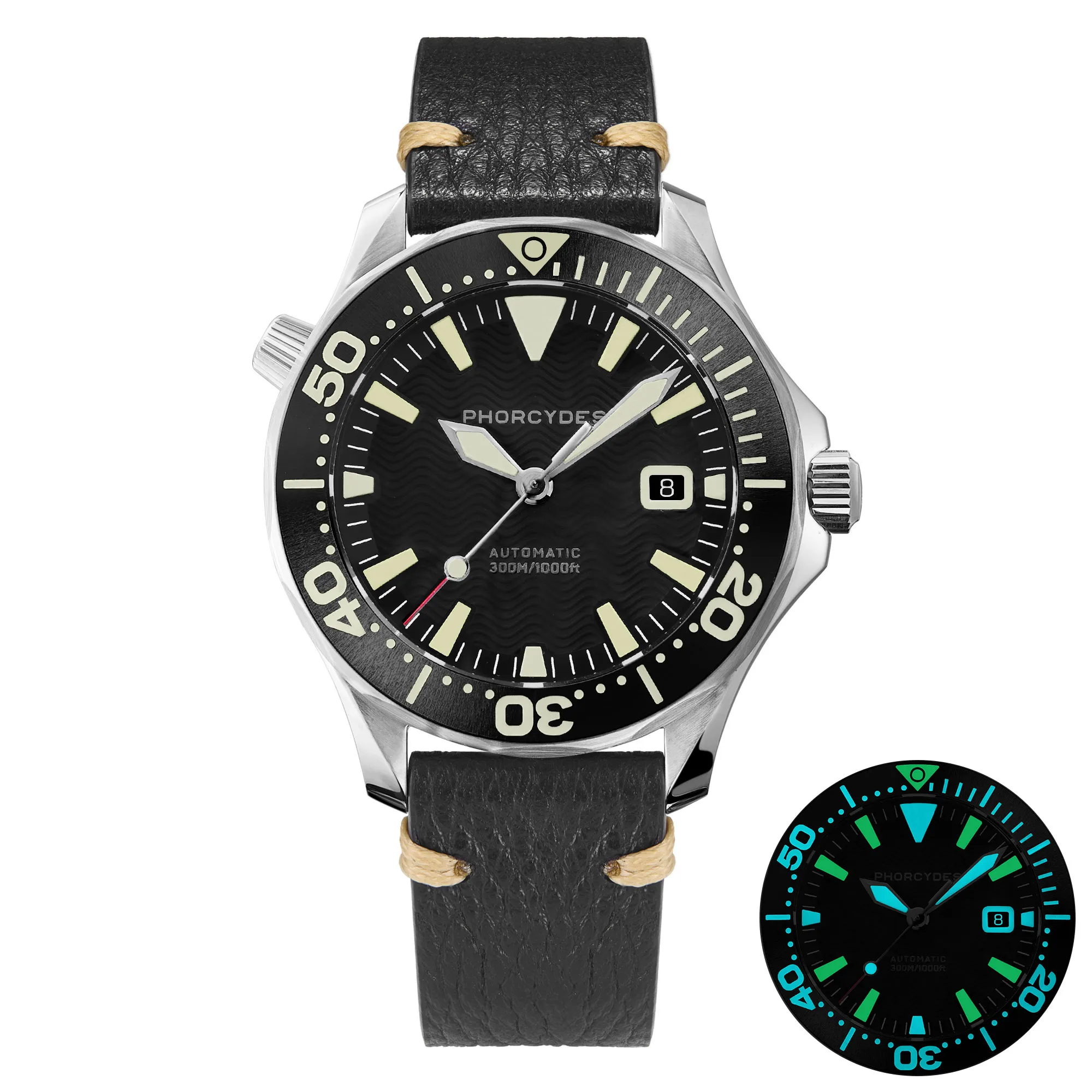 PH-6 with leather strap (black dial) thumbnail 4