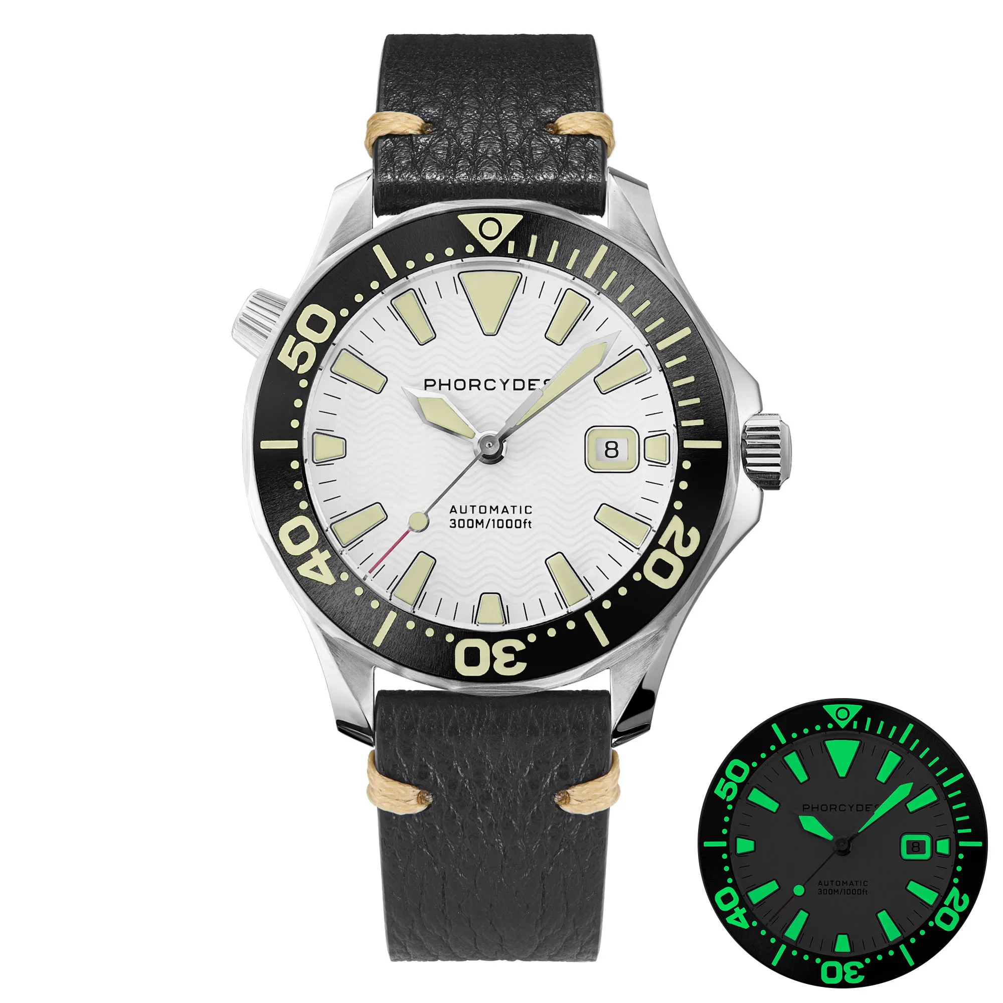 PH-6 with leather strap (white dial) thumbnail 4