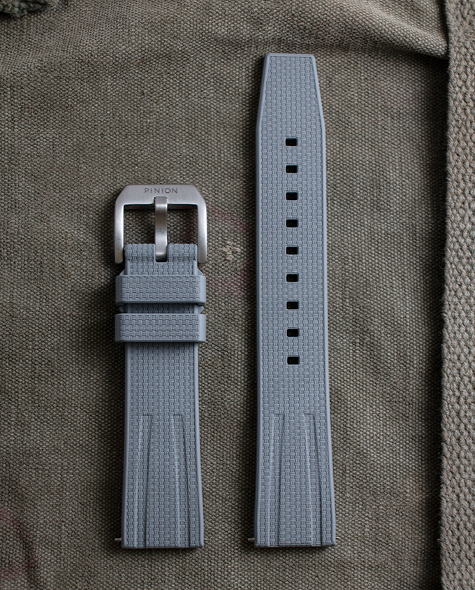 Grey Perforated Rubber (20mm)