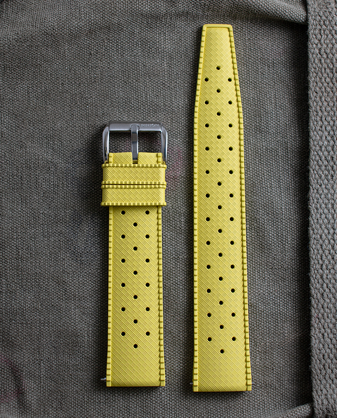 Yellow Perforated Rubber (20mm)