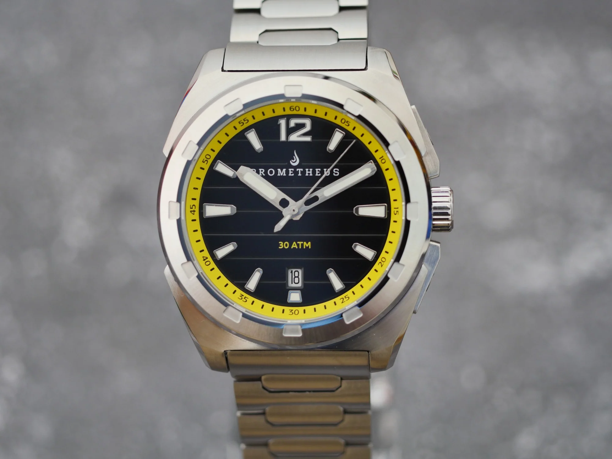 Prometheus Jamanta Black Dial Date Miyota 9015 thumbnail 4