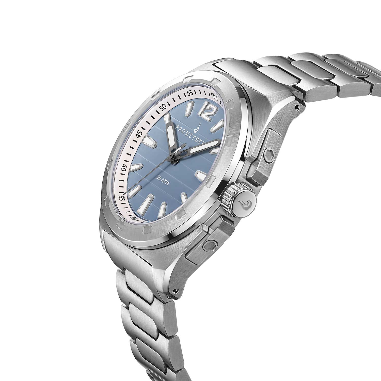 Prometheus Jamanta Pastel Blue Dial No Date Miyota 9039 thumbnail 2