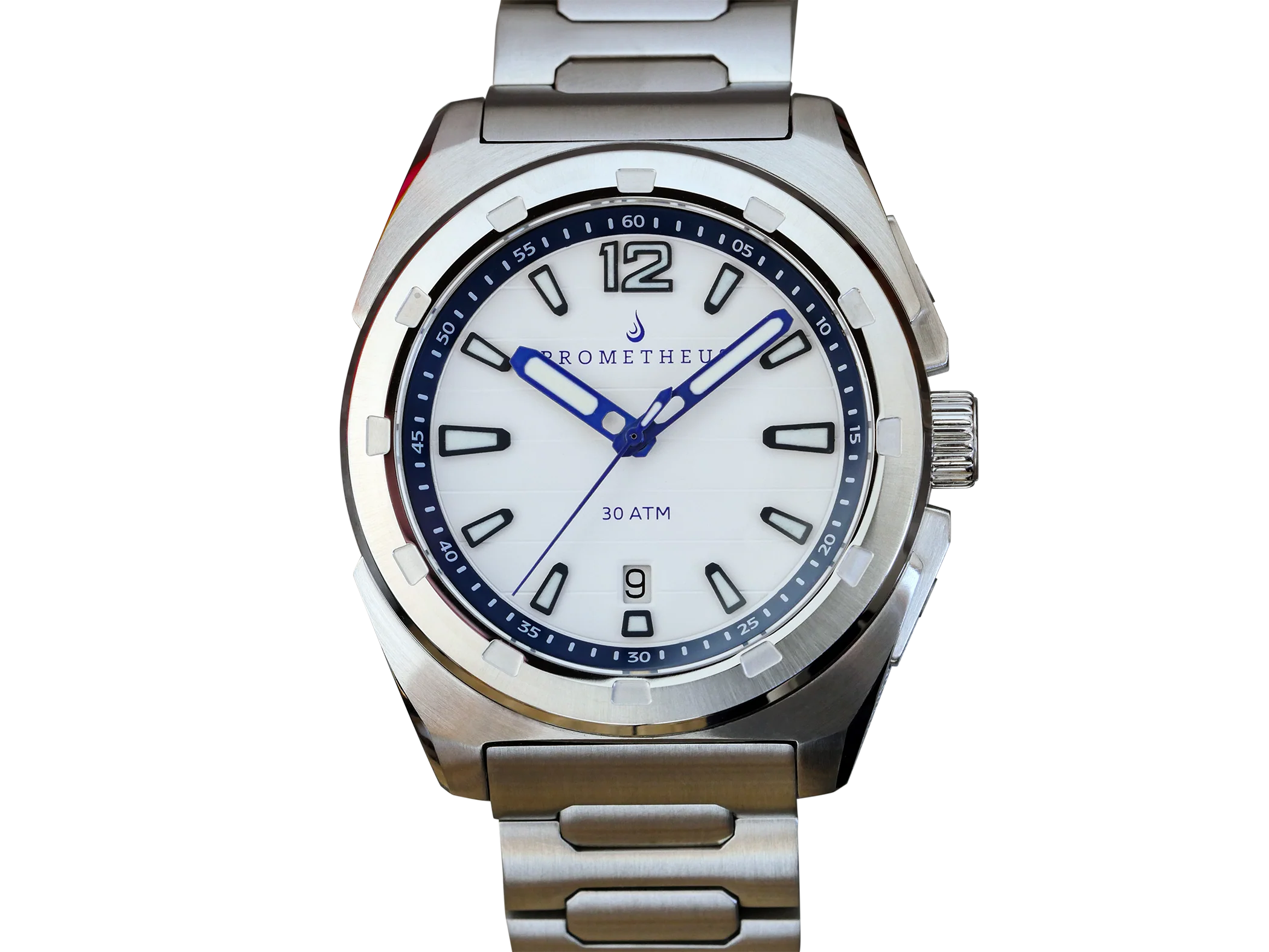 Prometheus Jamanta White Dial Date Miyota 9015 thumbnail 2