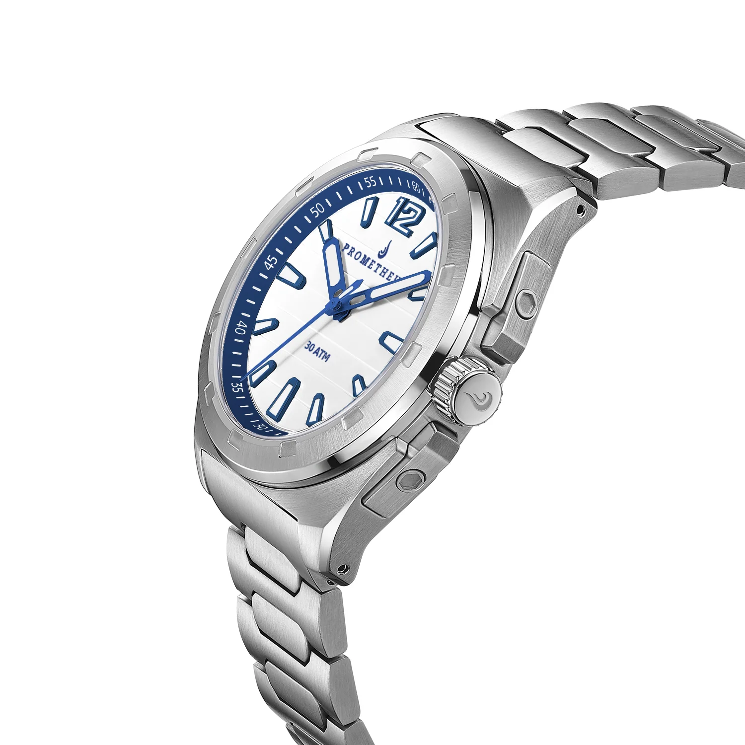 Prometheus Jamanta White Dial No Date Miyota 9039 thumbnail 4