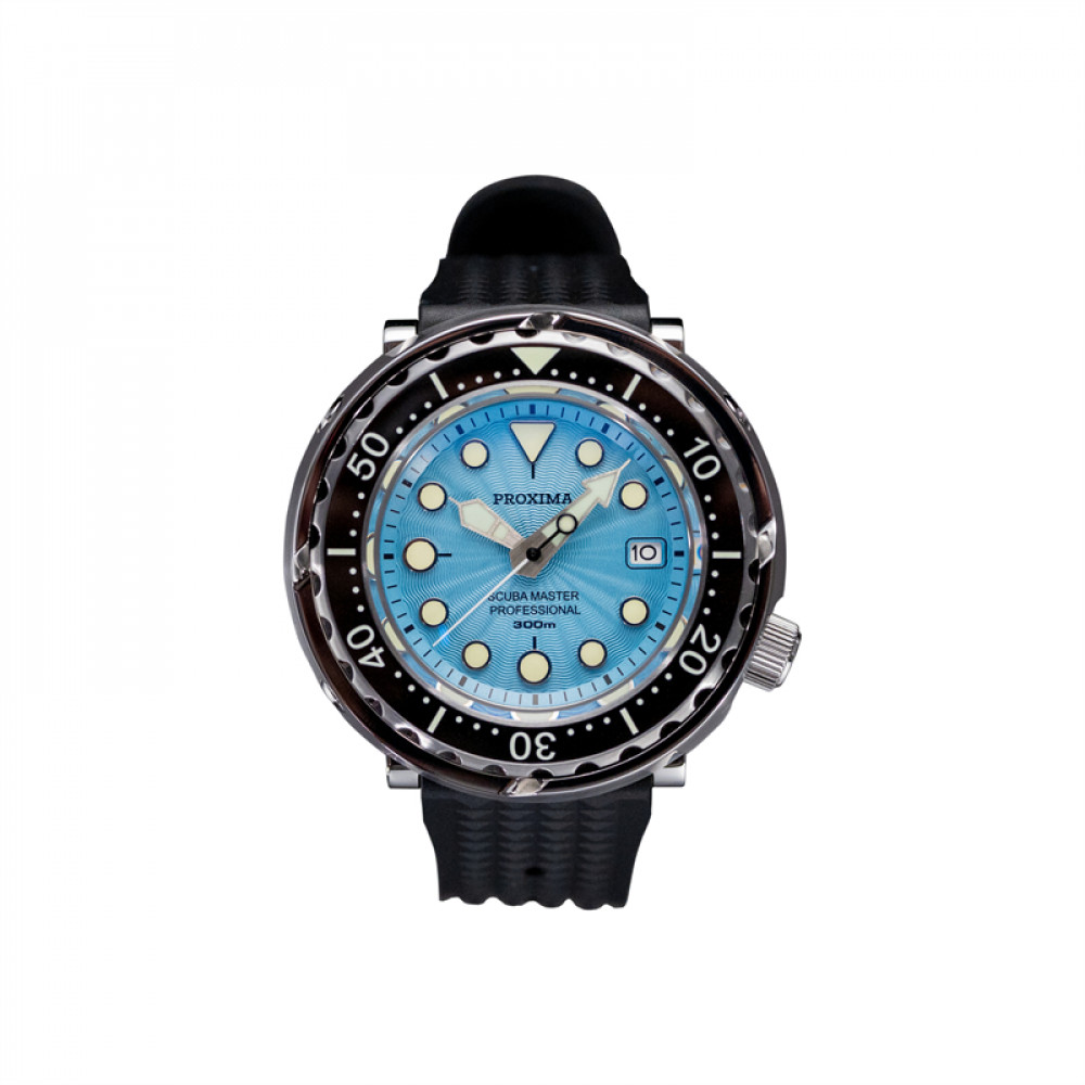 Proxima PX1682 blue dial SBBN017 NH35 Tuna Diver Automatic Wristwatch MarineMaster thumbnail 3