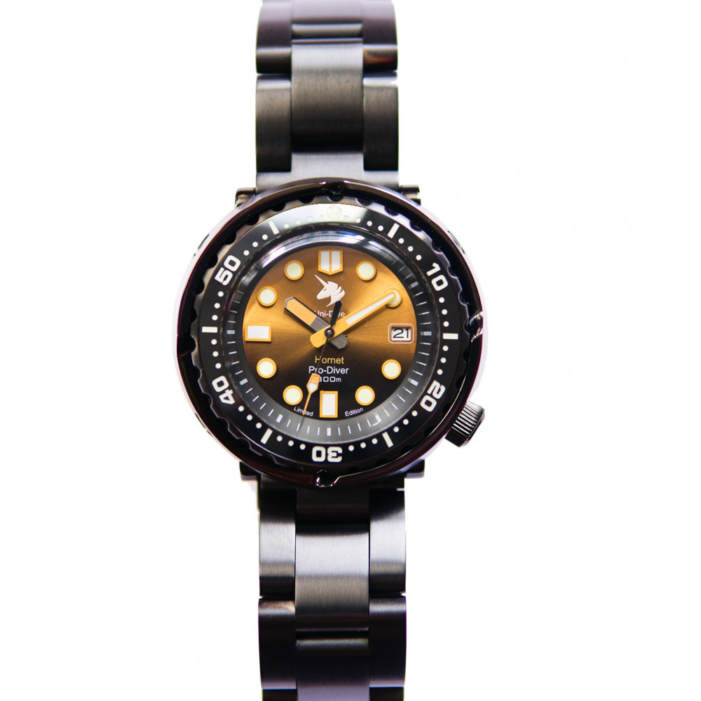 Proxima UD1682 NH35 Tuna Diver Automatic Wristwatch MarineMaster Sapphire insert Horne dial thumbnail 4