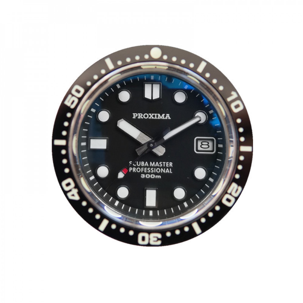 Proxima PX1682 SBBN015 Tuna Black dial NH35 Diver Automatic Wristwatch ScubaMaster thumbnail 3