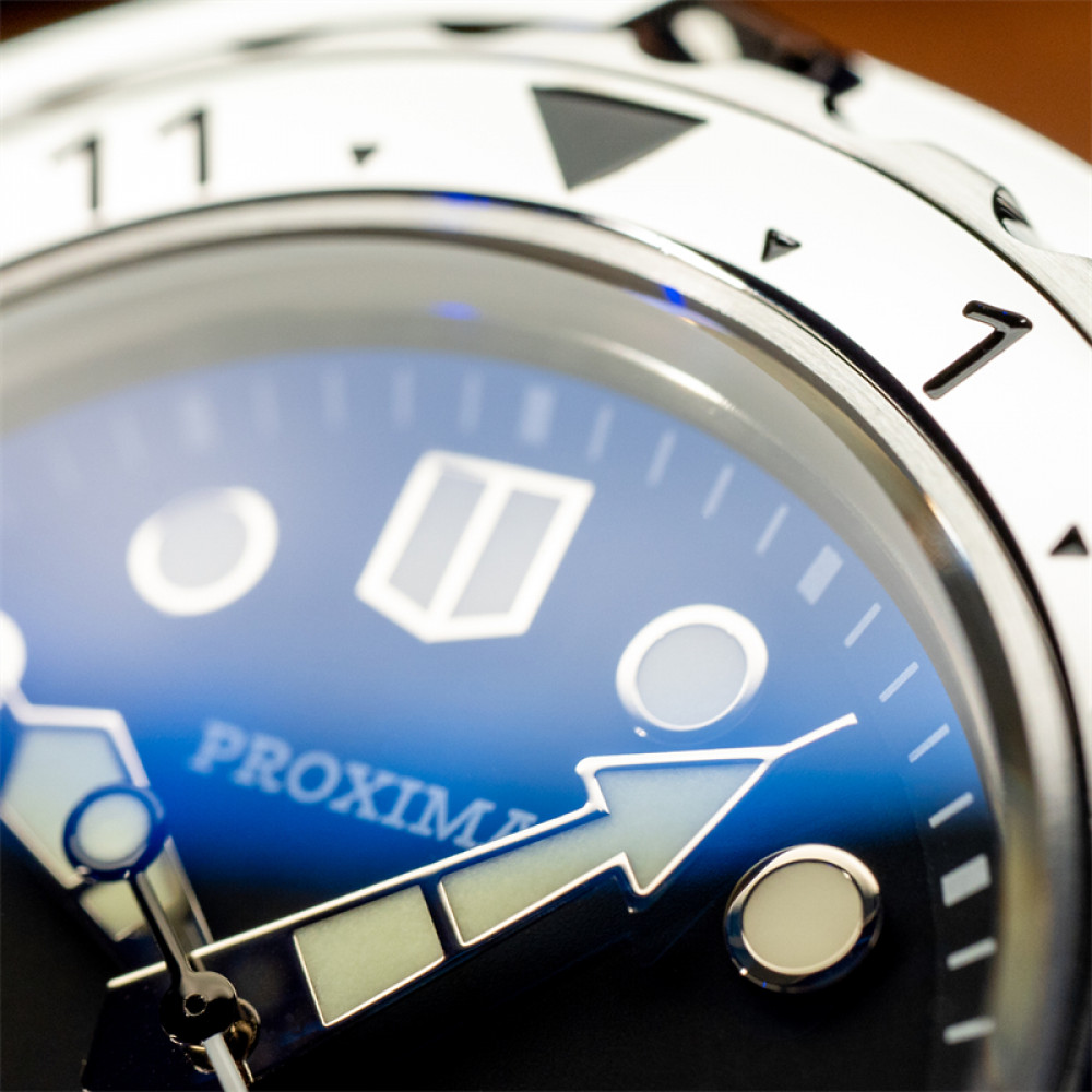 Proxima PX1682 PT5000 SW200 Tuna Diver Automatic Wristwatch MarineMaster black dial V3 thumbnail 2