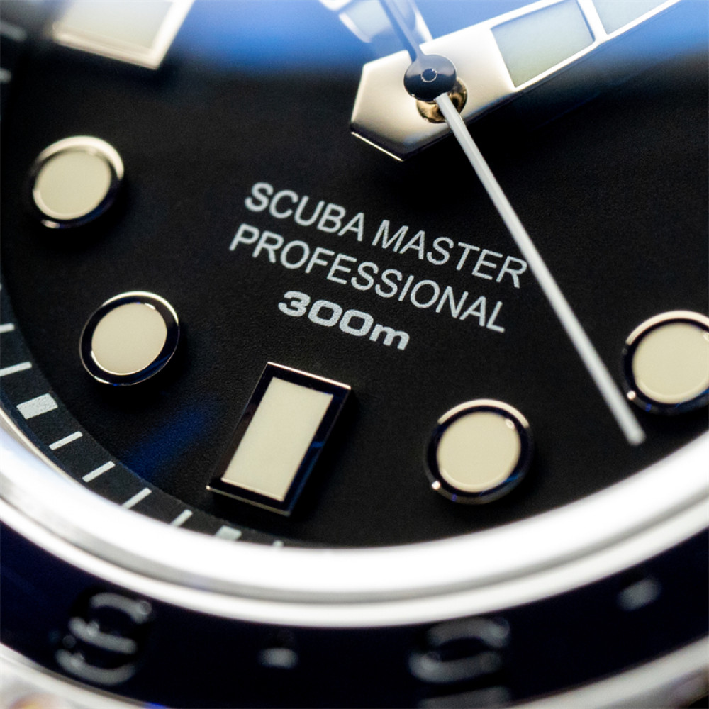 Proxima PX1682 PT5000 SW200 Tuna Diver Automatic Wristwatch MarineMaster black dial V3 thumbnail 3