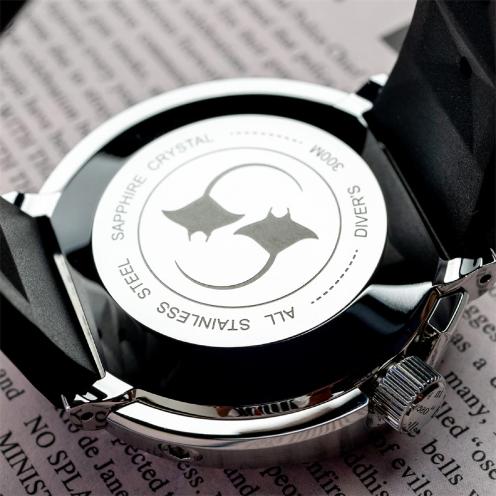 Proxima PX1682 PT5000 SW200 Tuna Diver Automatic Wristwatch MarineMaster black dial V3 thumbnail 4