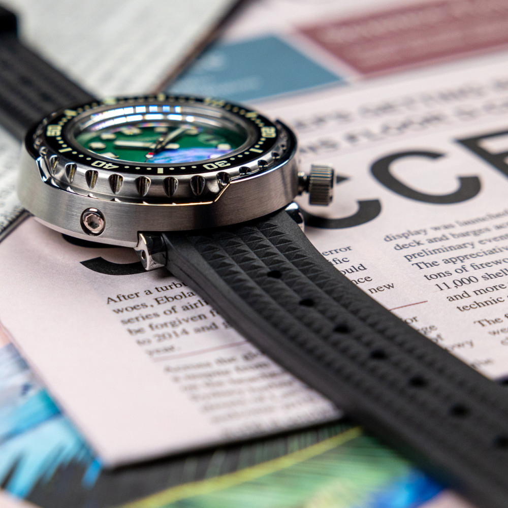Proxima PX1682 blue dial SBBN017 NH35 Tuna Diver Automatic Wristwatch MarineMaster Green dial thumbnail 4