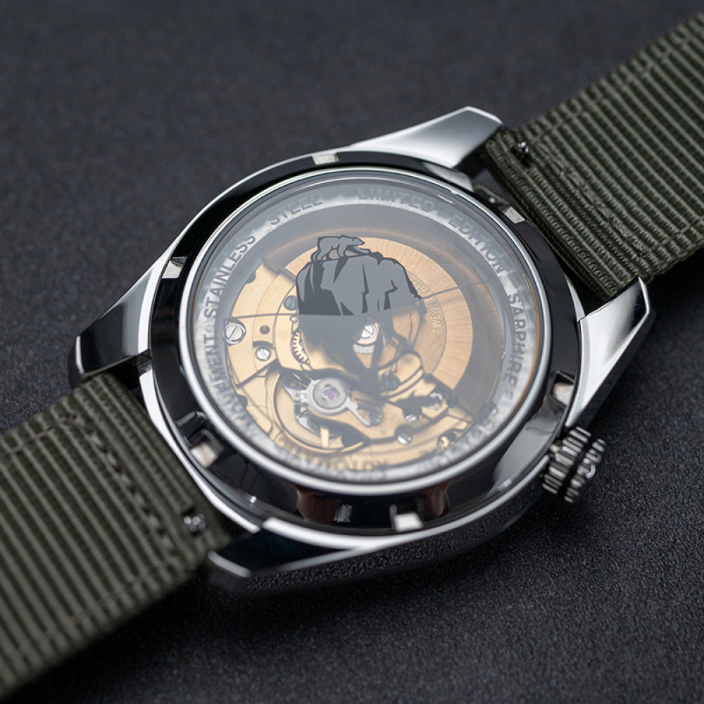 OM19 Series 42mm New Men Automatic Mechanical Watches Sapphire Retro Classic Luxury Business Watch thumbnail 4