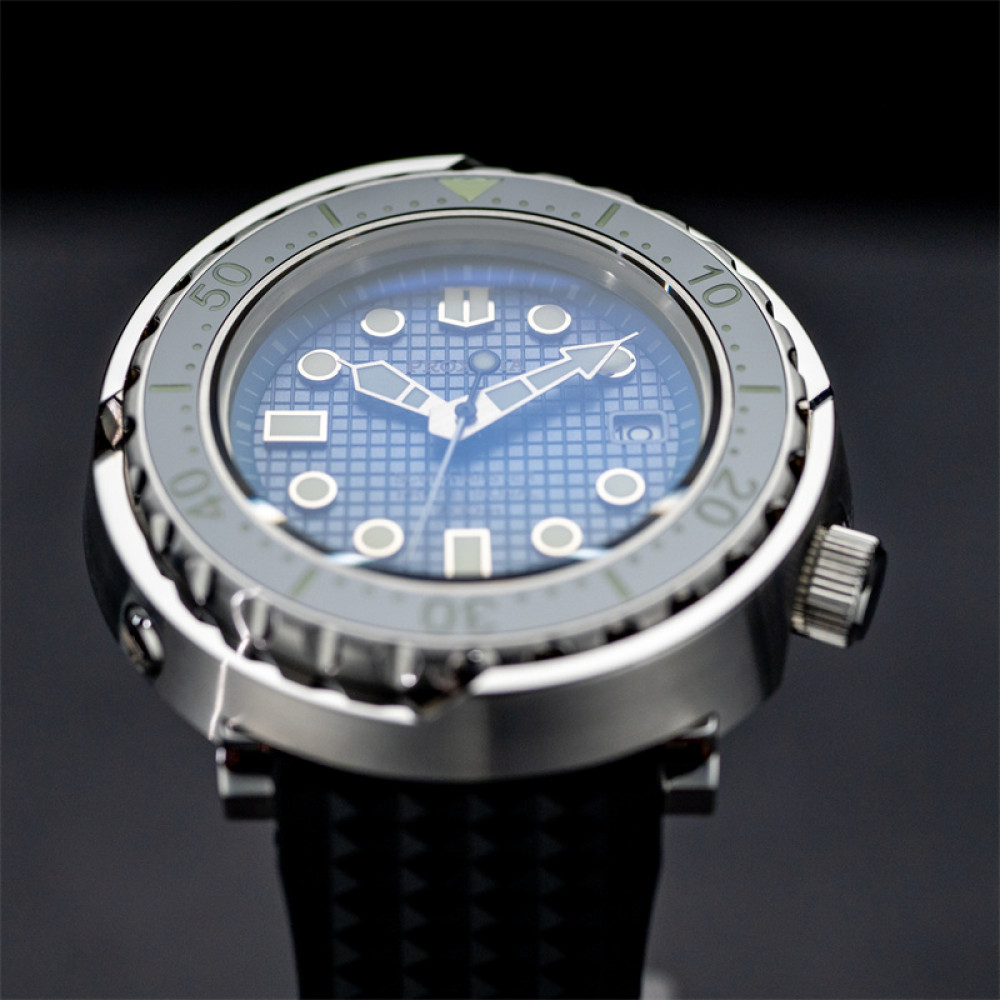PX1682 V3 Tuna Luxury Mechanical Watch Waffle Dial NH35 PT5000 SW200 Automatic Stainless Steel Dive Watches Men's Wristwatch thumbnail 3