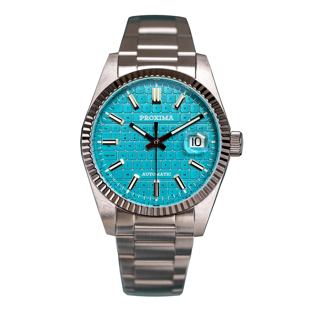 PX1690-JP 37mm Men Dress Watch Luxury Sapphire PT5000 Keyboard Dial Automatic Mechanical Watches 20Bar Waterproof Luminous thumbnail 3