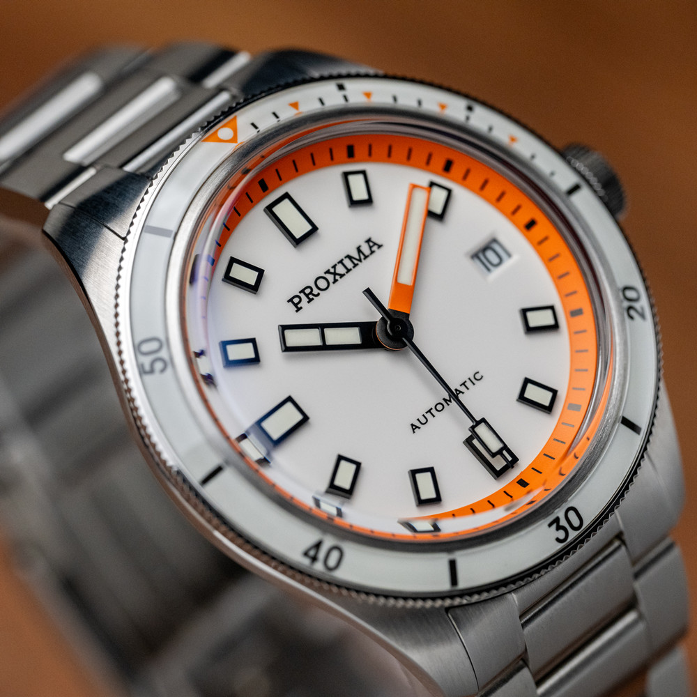 Proxima PX1703 Luxury Diver Watch Business Waterproof Male Clock PT5000 Men Watches Stainless Steel Sapphire Bezel BGW9 Luminous thumbnail 3