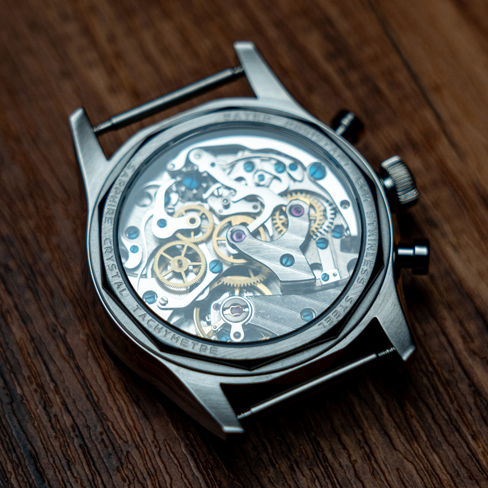 Proxima PX1715 39MM Men Chronograph Mechanical Wristwatches Modify ST1902 Movement Pilot Sapphire Crystal Racing Vintage Watch thumbnail 2