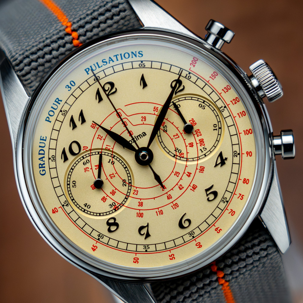 Proxima PX1715 39MM Men Chronograph Mechanical Wristwatches Modify ST1902 Movement Pilot Sapphire Crystal Racing Vintage Watch thumbnail 3