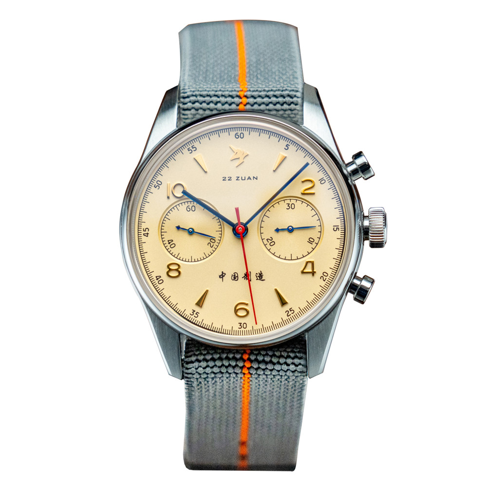 Proxima PX1716 39MM Men Chronograph Mechanical Wristwatches Modify ST1902 Movement Pilot Sapphire Crystal Racing Vintage Watch selected view