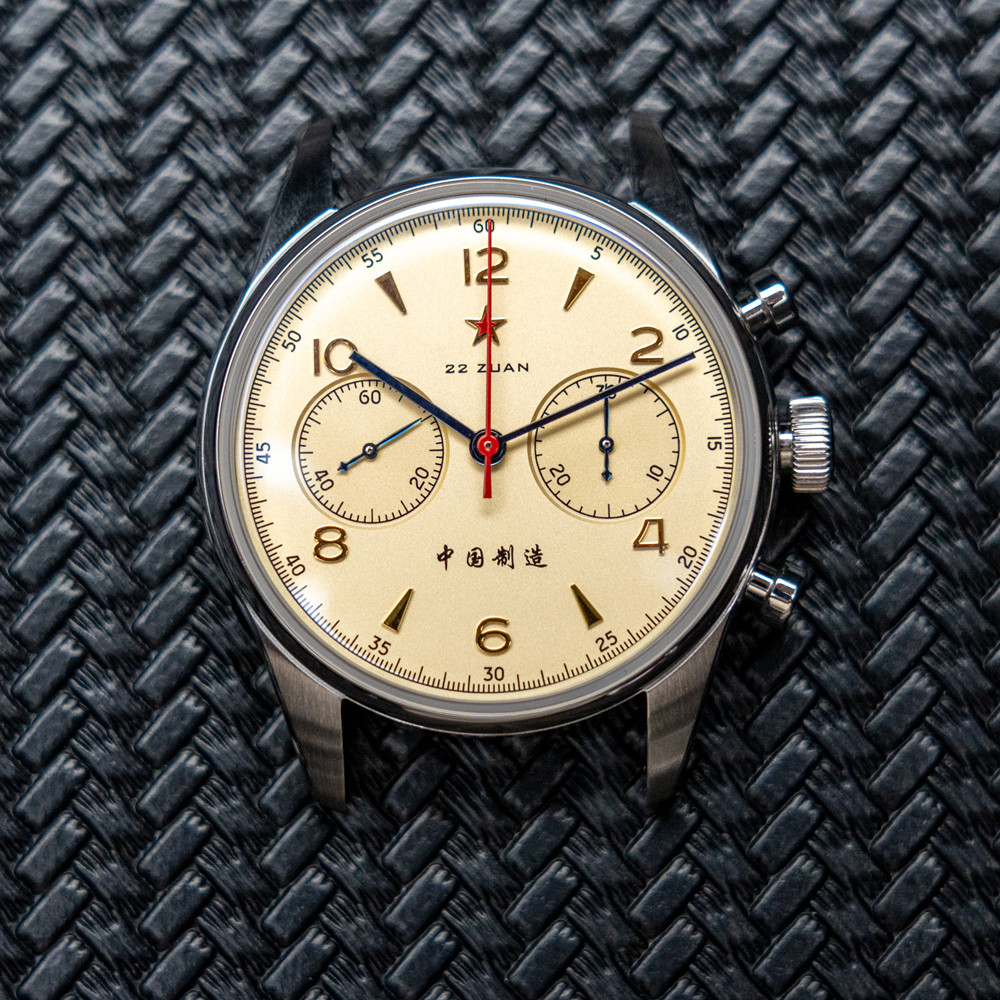Proxima PX1716 39MM Men Chronograph Mechanical Wristwatches Modify ST1902 Movement Pilot Sapphire Crystal Racing Vintage Watch thumbnail 2