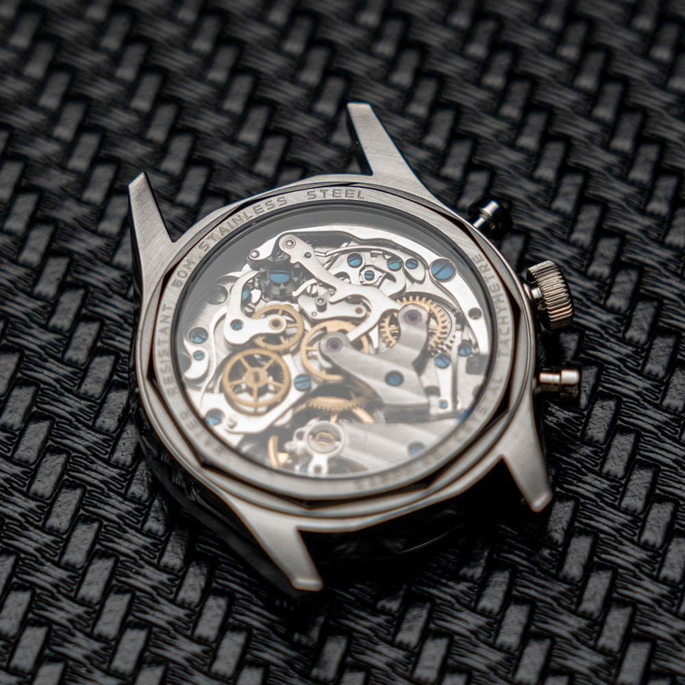 Proxima PX1716 39MM Men Chronograph Mechanical Wristwatches Modify ST1902 Movement Pilot Sapphire Crystal Racing Vintage Watch thumbnail 3