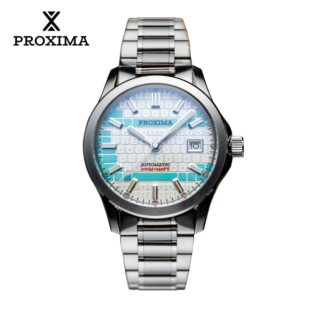 Proxima PX1733 Luxury Men Watch Enamel Dial Full Luminous 39mm Dive Watch NH35 Automatic Mechanical Waterproof 100m 2025 New selected view