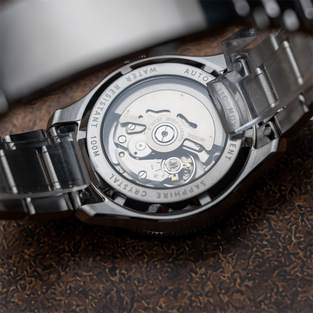 Proxima PX1733 Luxury Men Watch Enamel Dial Full Luminous 39mm Dive Watch NH35 Automatic Mechanical Waterproof 100m 2025 New thumbnail 3