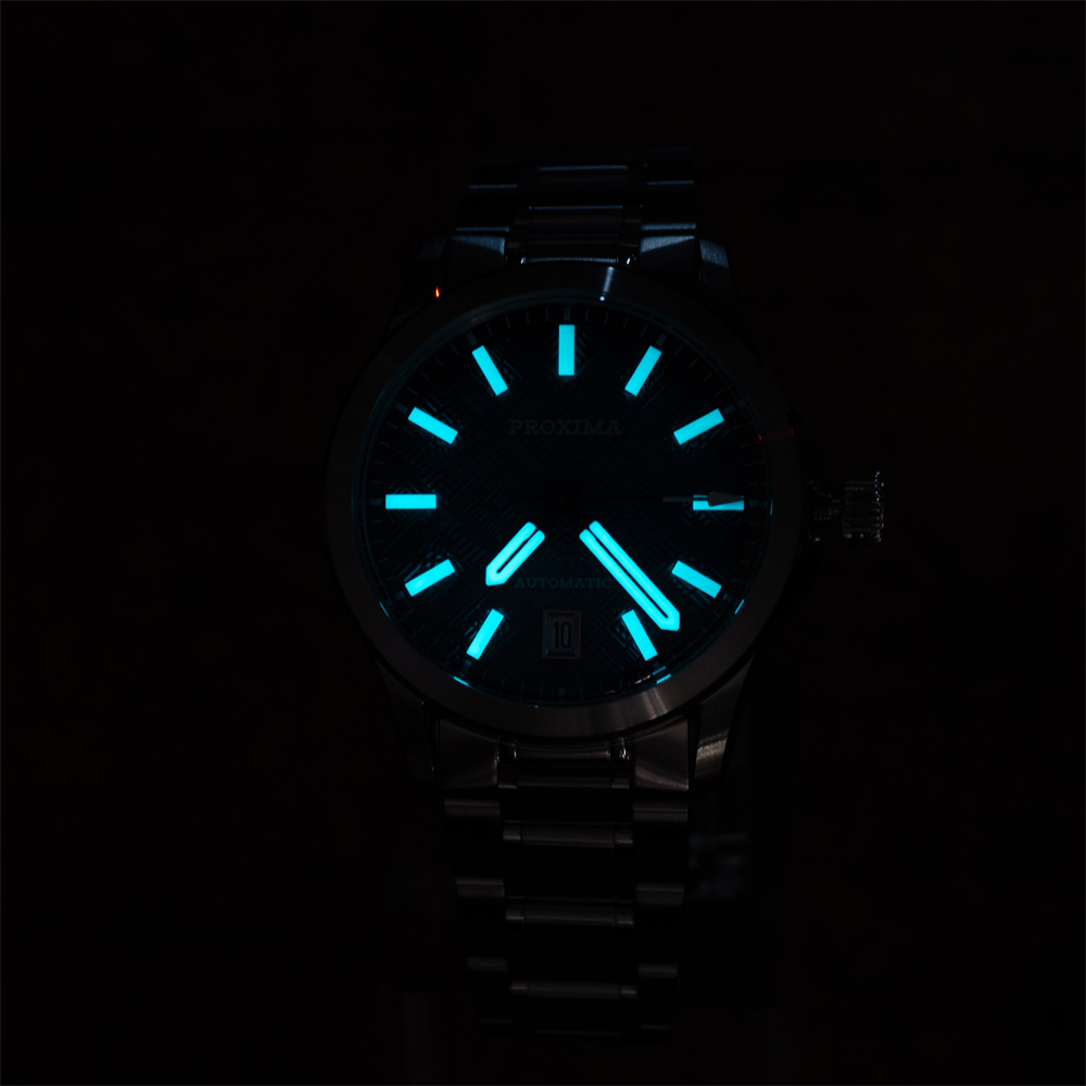 Proxima 2025 New Oil Pressure Dial Full Luminous 39mm Dive Watch Luxury Men Watch NH35 NH36 Automatic Mechanical WR 100m PX1736 thumbnail 3