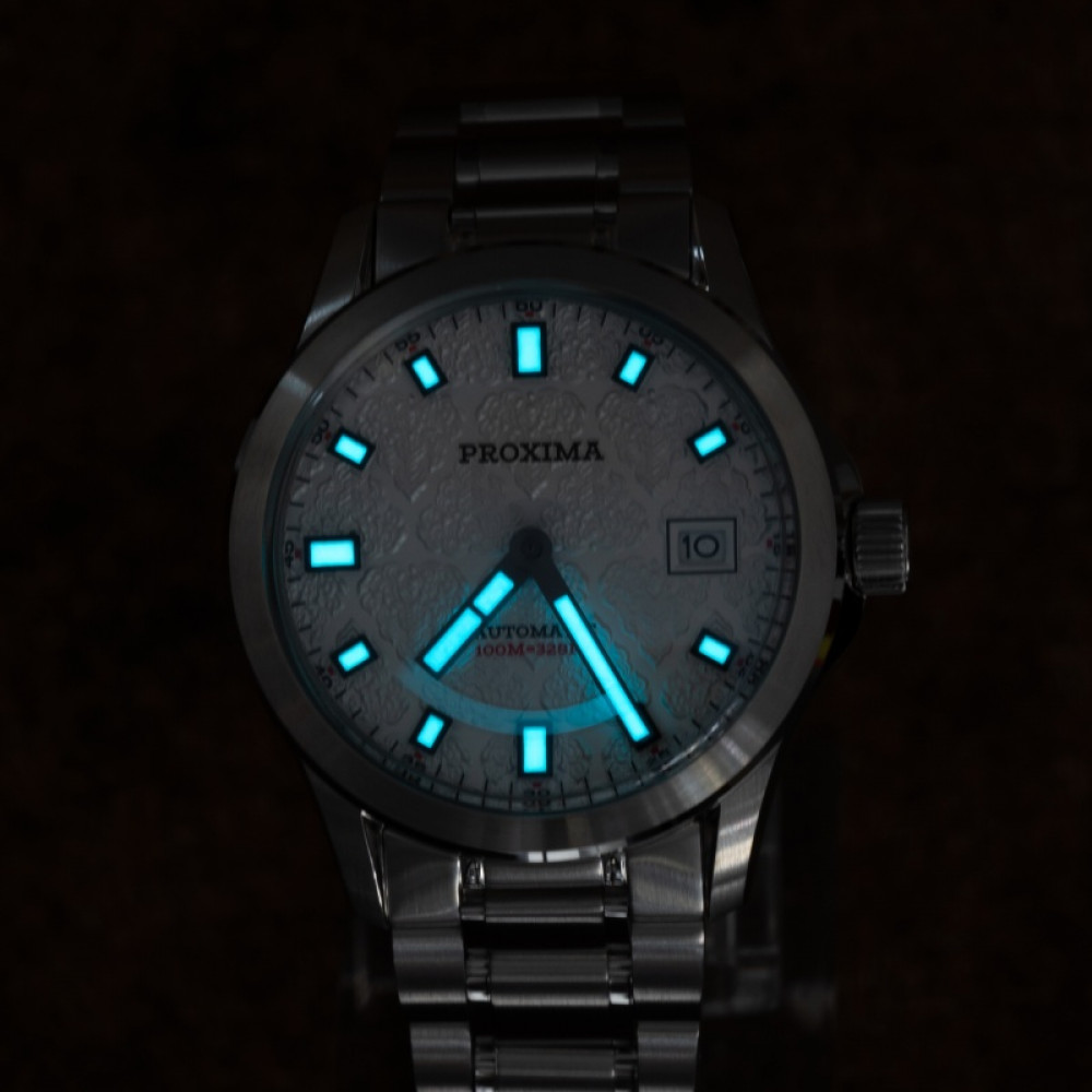 Proxima PX1737 Luxury Men Watch Enamel Dial Full Luminous 39mm Dive Watch NH35 Automatic Mechanical Waterproof 100m 2025 New thumbnail 2