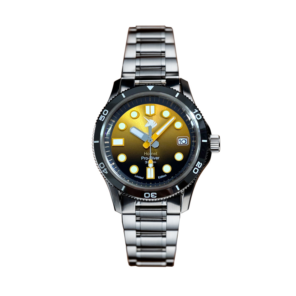Proxima PX1740 39mm Men Mechanical Watches C3 BGW9 Sunburst Dial Sapphire Glass Automatic Watch Ceramic Bezel thumbnail 3