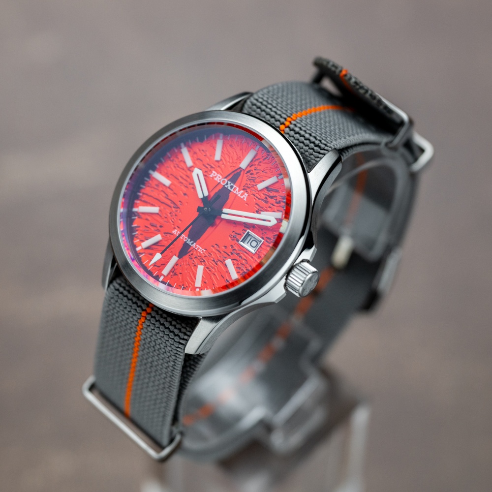 PX1742 New Mens Mechanical Watches Aventurine Dial 100M Waterproof Clock Sapphire Glass Automatic Men Watch Relogio Masculino thumbnail 4