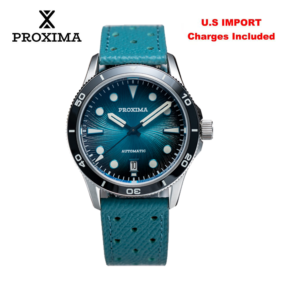 Proxima PX1752 Mechanical Men's Watch 9015 Movement Oil Pressure Business Luxury Men Watches Sapphire Glass 10Bar thumbnail 2