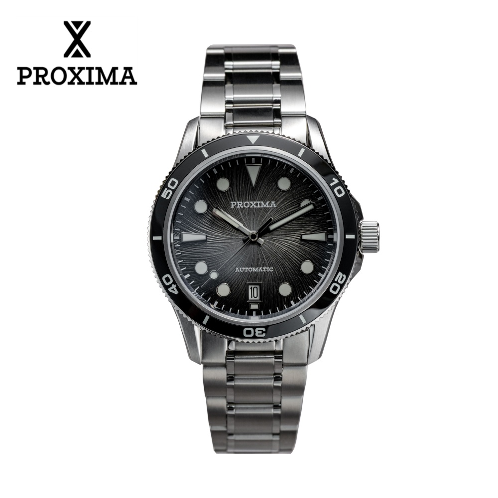 PX1755 New Mens Mechanical Watches Aventurine Dial 100M Waterproof Clock Sapphire Glass Automatic Men Watch Relogio Masculino selected view