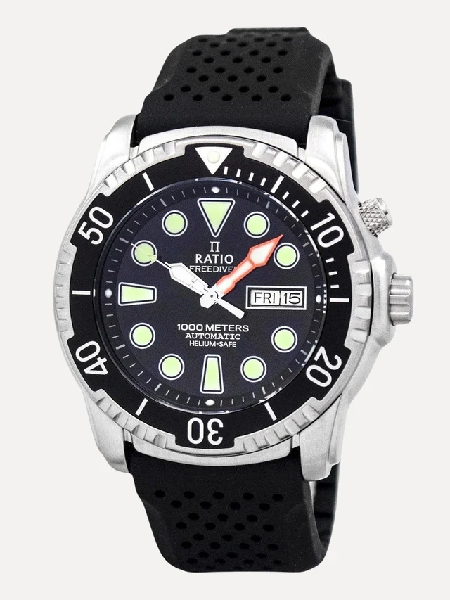 Ratio Free Diver Helium-Safe 1000M Automatic 1068HA90-34VA-00 Men's Watch thumbnail 2