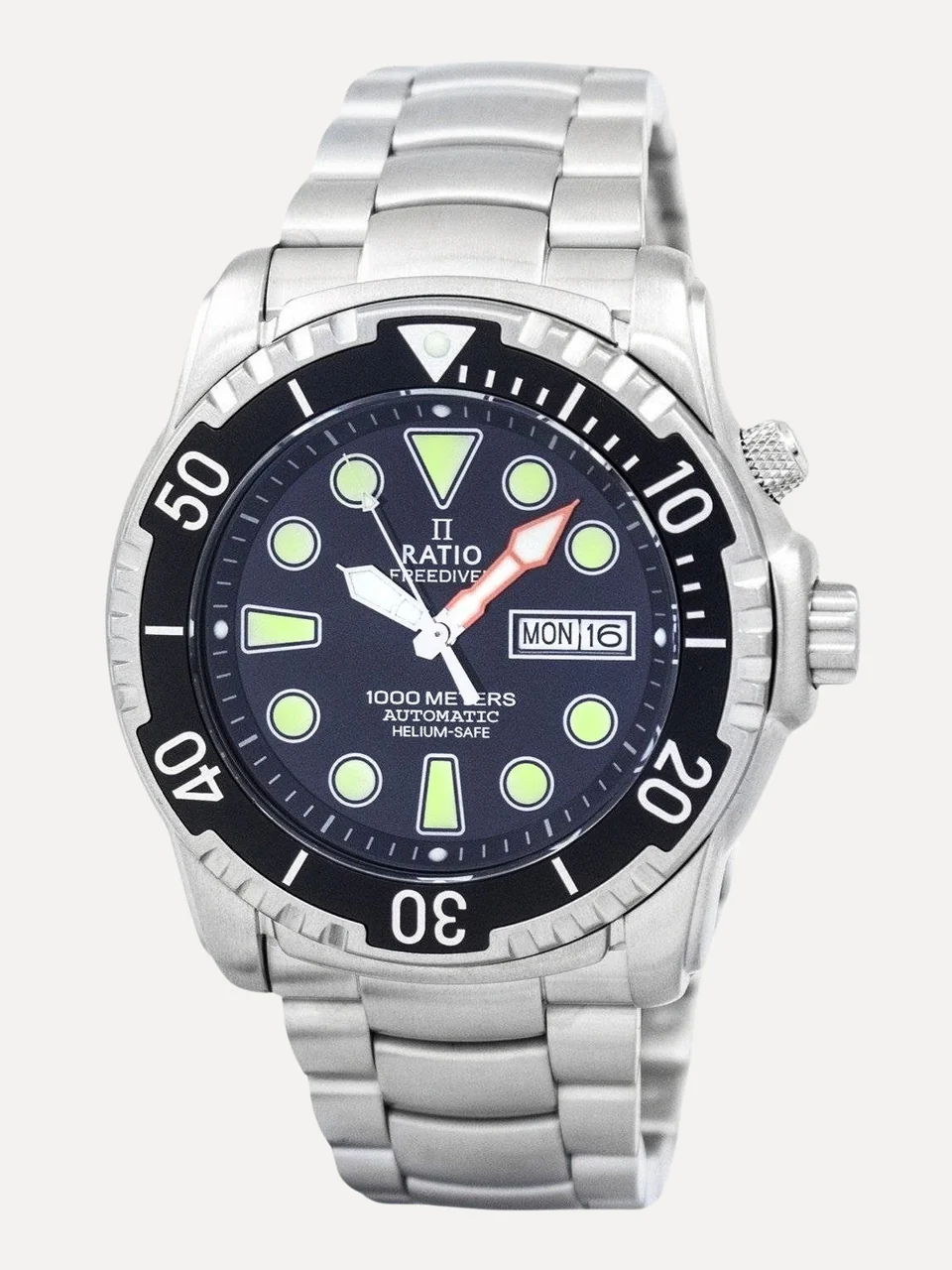 Ratio Free Diver Helium-Safe 1000M Automatic 1068HA96-34VA-00 Men's Watch thumbnail 2