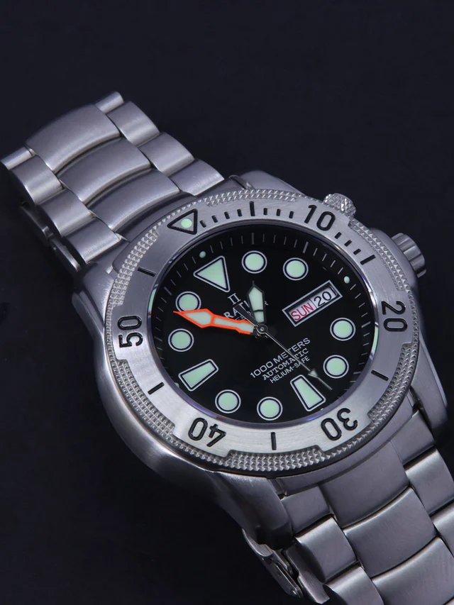 Ratio Free Diver Helium-Safe Automatic 1068MD96-34VA-BLK 1000M Mens Watch thumbnail 2