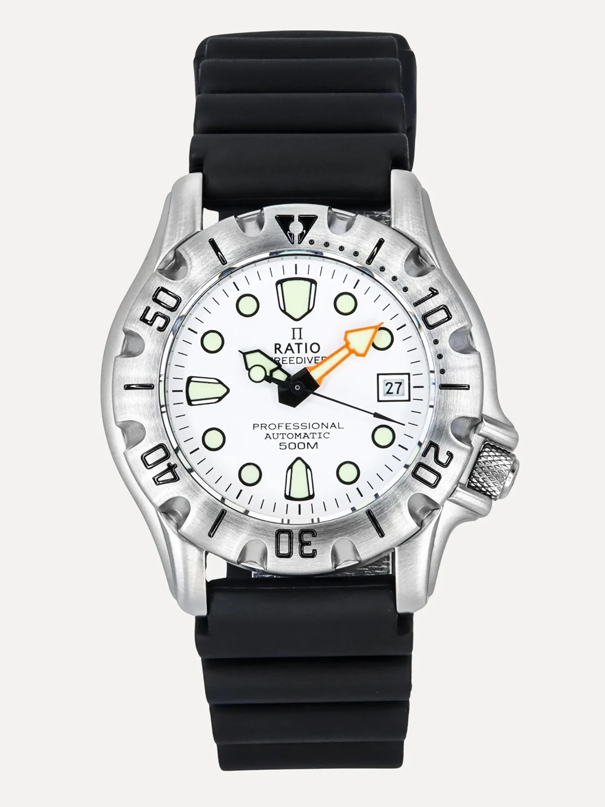 Ratio FreeDiver 32BJ202A-WHT White Dial Automatic Men's Watch thumbnail 2