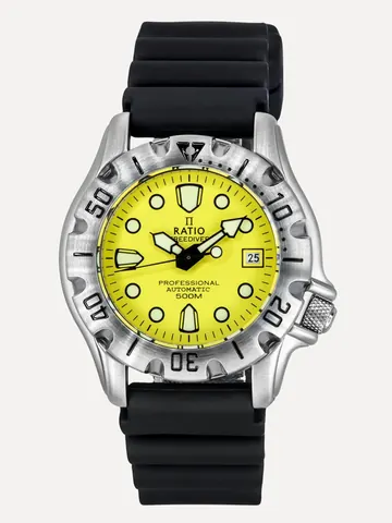 Ratio FreeDiver Automatic 32BJ202A-YLW 500M Men™s Watch