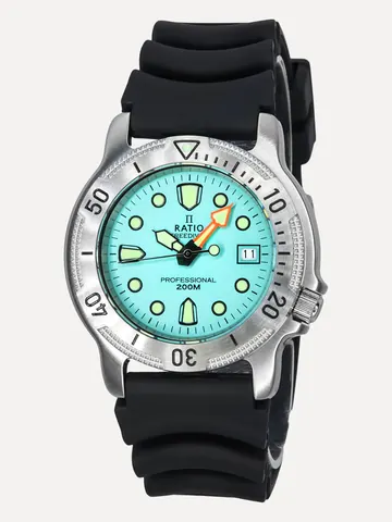 Ratio FreeDiver Blue Dial Quartz 22AD202-IBLU 200M Men™s Watch