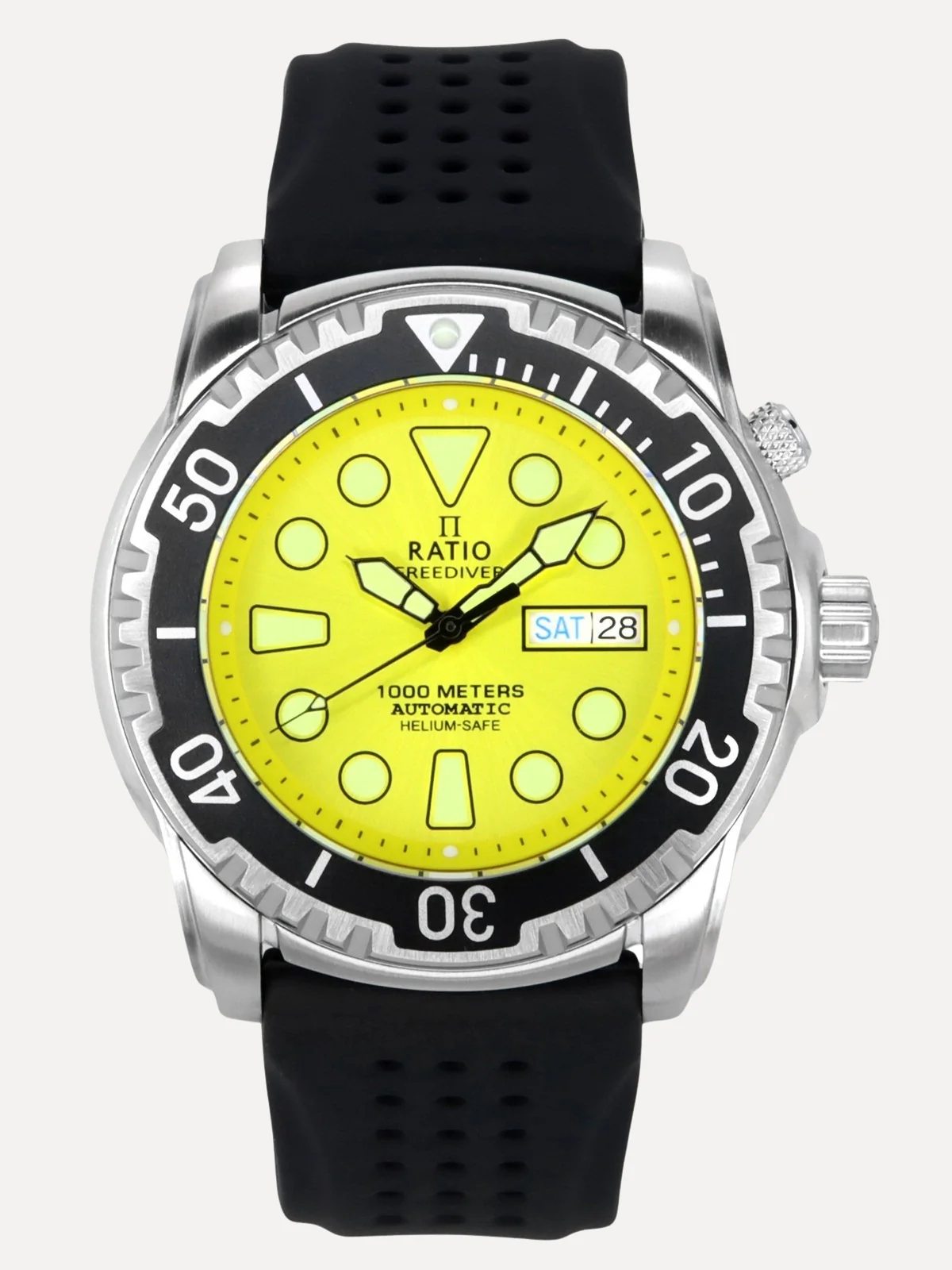 Ratio FreeDiver Helium-Safe 1000M Sapphire Automatic 1068HA90-34VA-YLW Men's Watch thumbnail 2