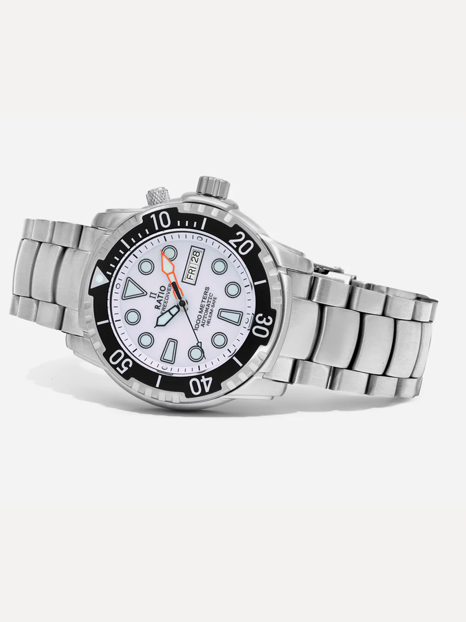 Ratio FreeDiver Helium-Safe 1000M Sapphire Automatic 1068HA96-34VA-WHT Men's Watch thumbnail 2