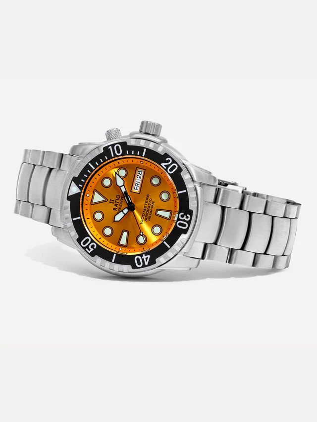Ratio FreeDiver Helium-Safe 1000M Sapphire Automatic 1068HA96-34VA-YLW Men's Watch thumbnail 2
