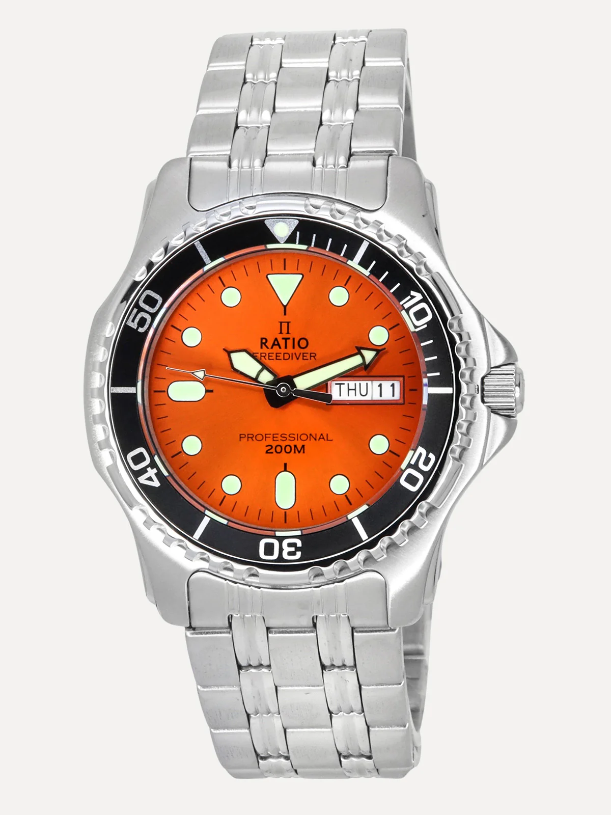Ratio FreeDiver Orange Dial Quartz 36JL140-ORG 200M Men™s Watch thumbnail 2