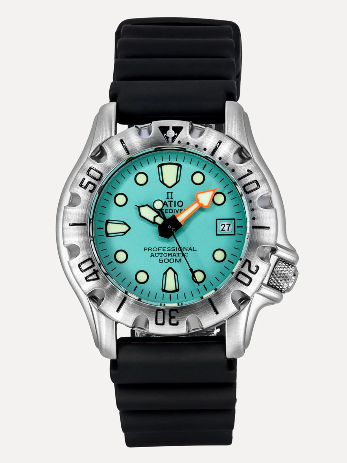 Ratio FreeDiver Professional 500M Sapphire Ice Blue Dial Automatic 32BJ202A-IBLU Men's Watch thumbnail 2