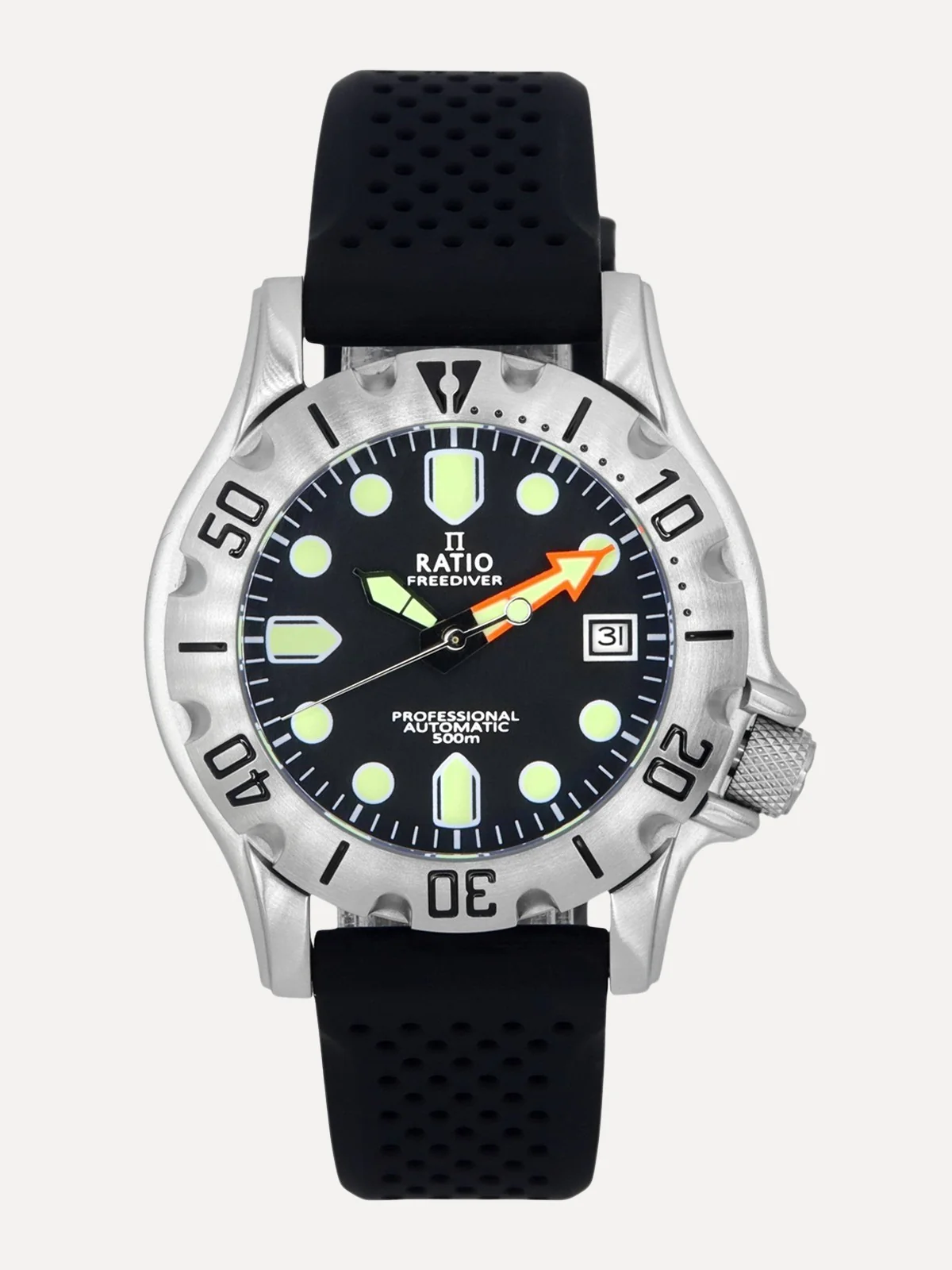 Ratio FreeDiver Professional Sapphire Black Dial Automatic RTF009 500M Men's Watch thumbnail 2