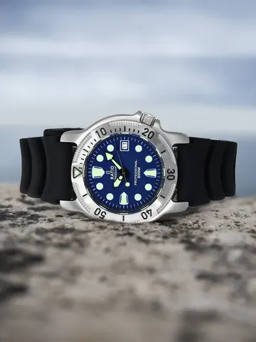 Ratio FreeDiver Professional Sapphire Blue Dial Quartz 22AD202-BLU 200M Men™s Watch
