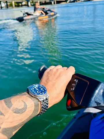 Ratio FreeDiver Professional Sapphire Blue Sunray Dial Quartz RTF007 200M Men's Watch