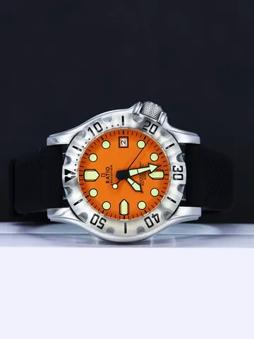 Ratio FreeDiver Professional Sapphire Orange Dial Automatic RTF011 500M Men's Watch