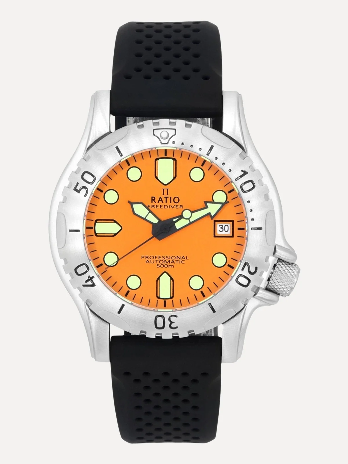 Ratio FreeDiver Professional Sapphire Orange Dial Automatic RTF017 500M Men's Watch thumbnail 2